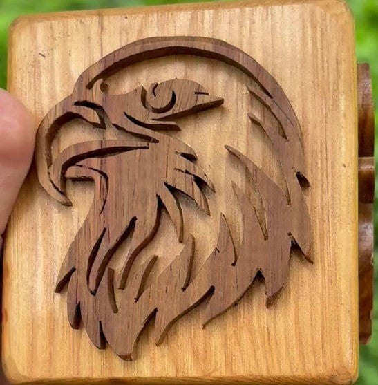 Four Faces Cube - Custom crafted from wood !