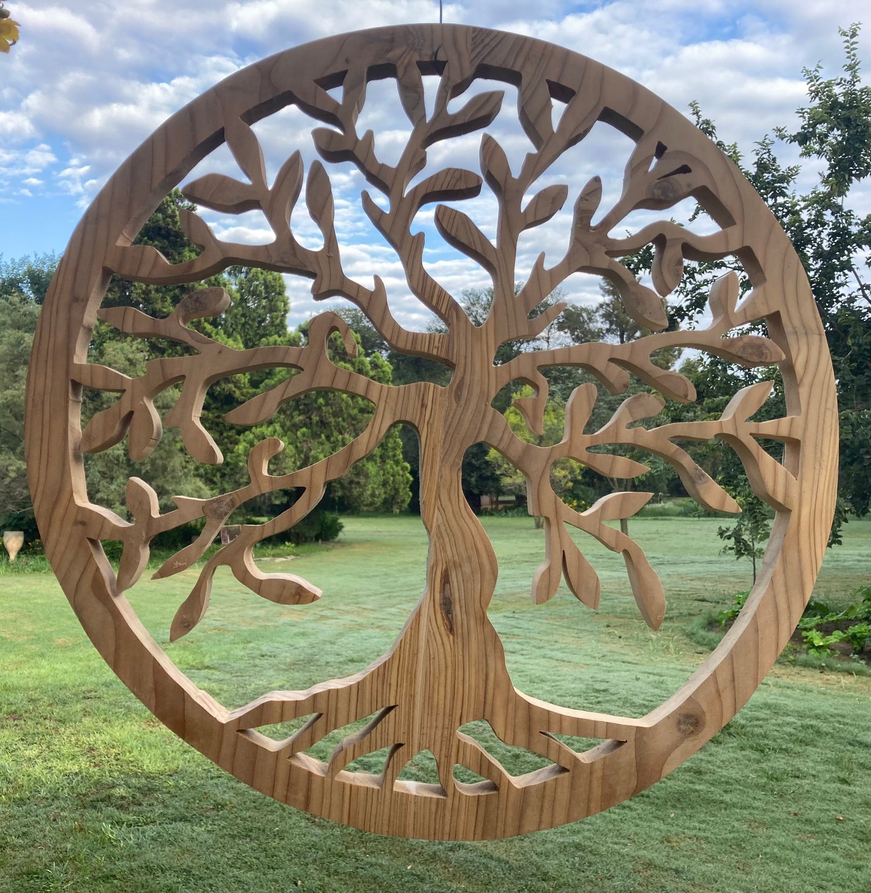 Tree of Life Handcrafted from Wood 50cm Diameter Large
