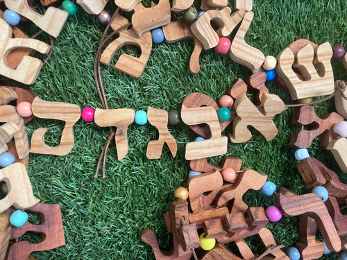 Hebrew Letters String 4cm