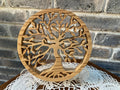 Tree of Life Handcrafted from Wood 25cm Diameter Medium
