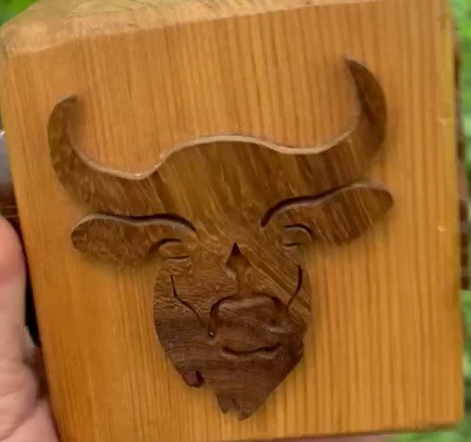 Four Faces Cube - Custom crafted from wood !