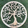 Tree of Life Handcrafted from Wood 50cm Diameter Large