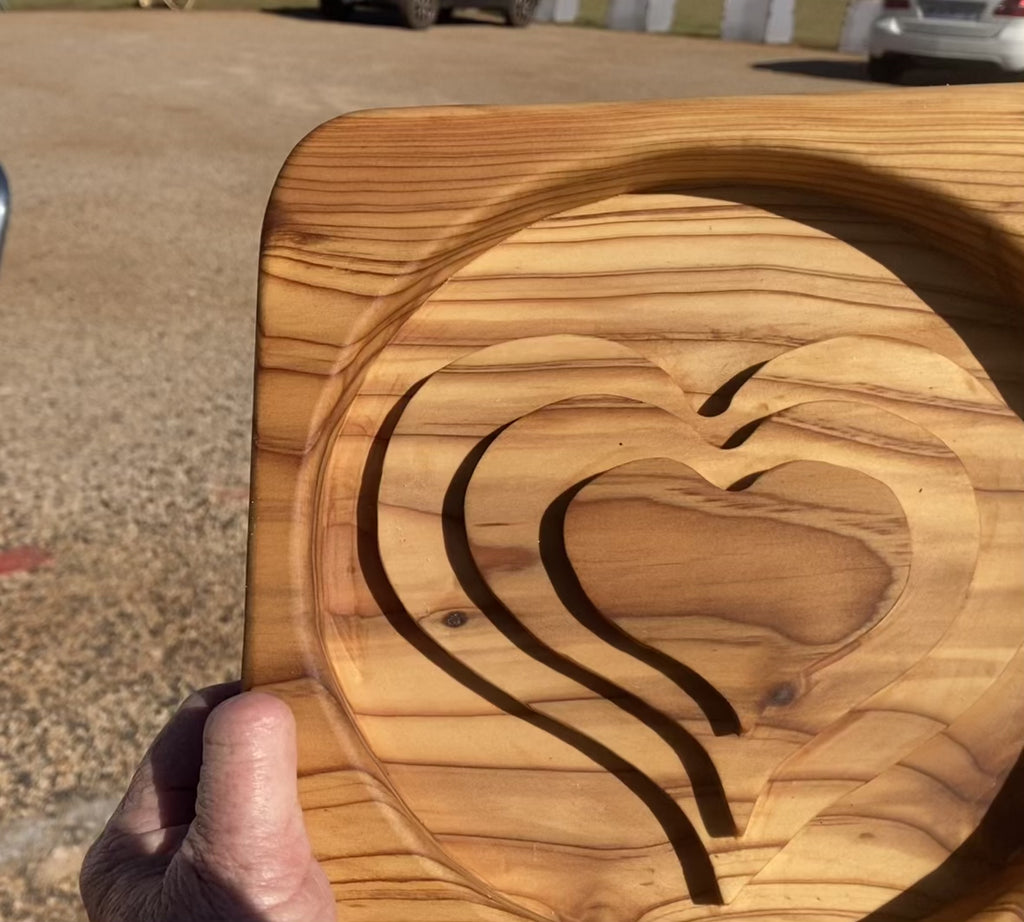 LOVE Bowl - Custom crafted from wood !